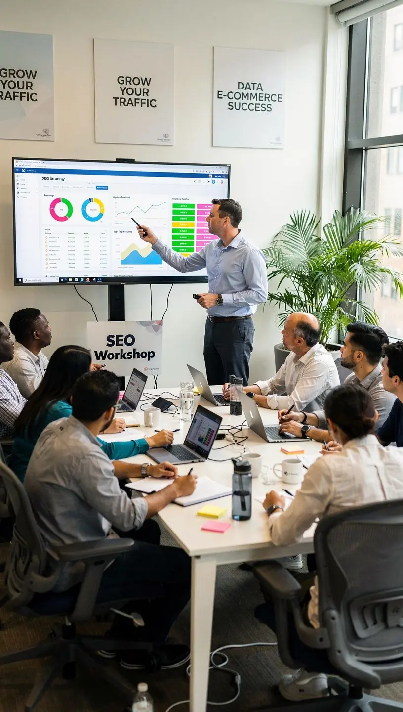 User experience enhancing e-commerce SEO strategies.